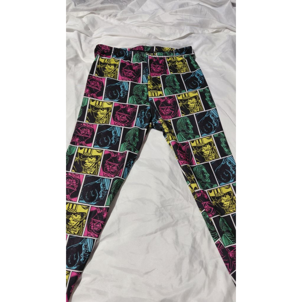 Women's Star Wars Black Multicolor Comic Print Leggings M